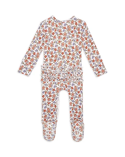 Posh Peanut Girls' Joanne Ruffled Footie - Baby