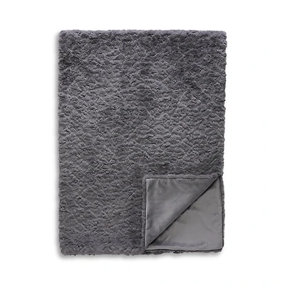 Hudson Park Collection Sheepskin Faux Fur Throw Blanket - Exclusive
