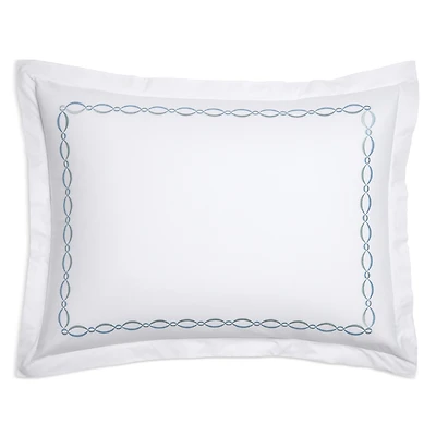 Matouk Brando Embroidered Percale Sham, King - Exclusive