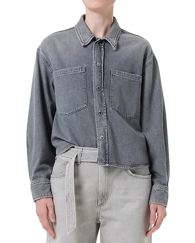 Agolde Juna Cropped Shirt