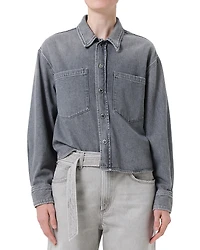 Agolde Juna Cropped Shirt