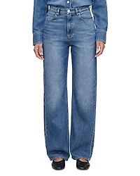 DL1961 Karmine Aura Refined Wide Leg SculptSystem High Rise Jeans