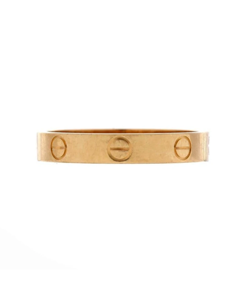 Love Wedding Band Ring 18K Gold