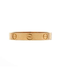 Love Wedding Band Ring 18K Gold