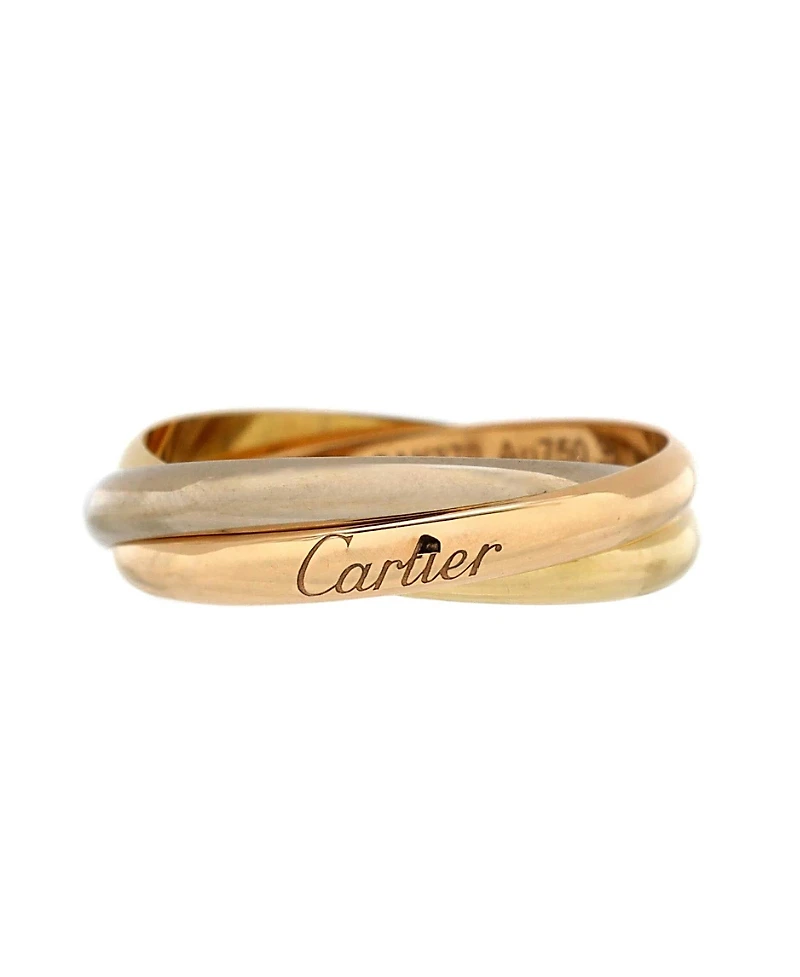 Pre-Owned Cartier Small Trinity Ring 18K Tricolor Gold