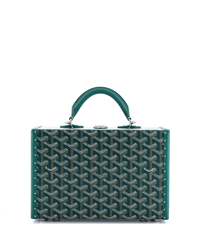 Pre-Owned Goyard Pm Grand Hotel Trunk Bag Coated Canvas