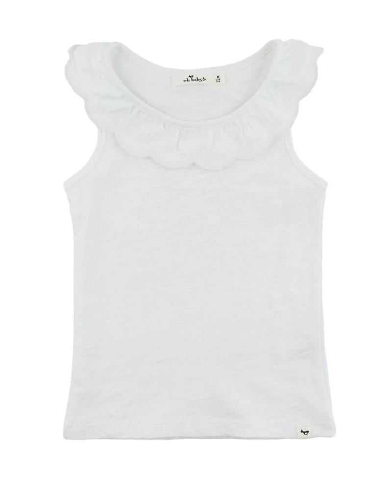 Girls' Bella Collar Tank - Little Kid