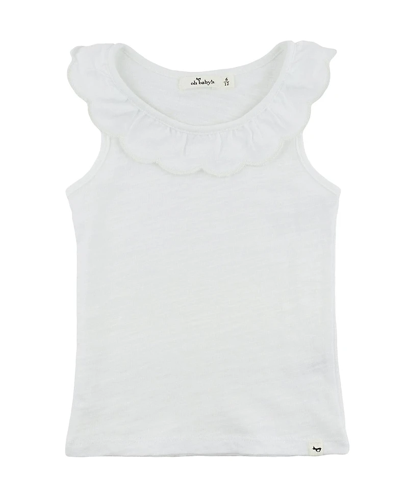 oh baby! Girls' Bella Collar Tank