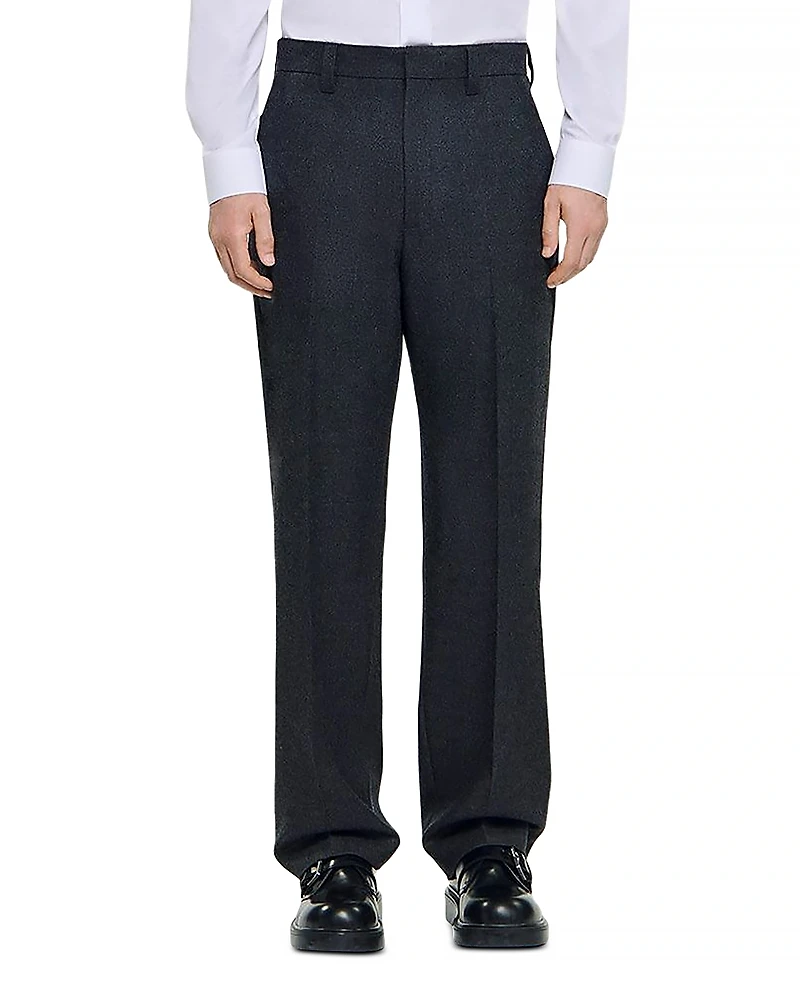 Sandro Classic Fit Suit Trousers