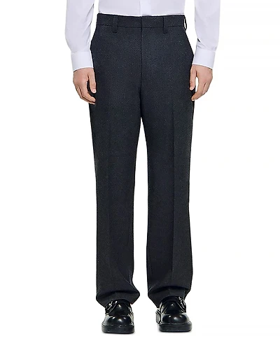 Sandro Classic Fit Suit Trousers