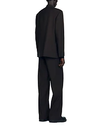 Wool Blend Classic Fit Suit Jacket