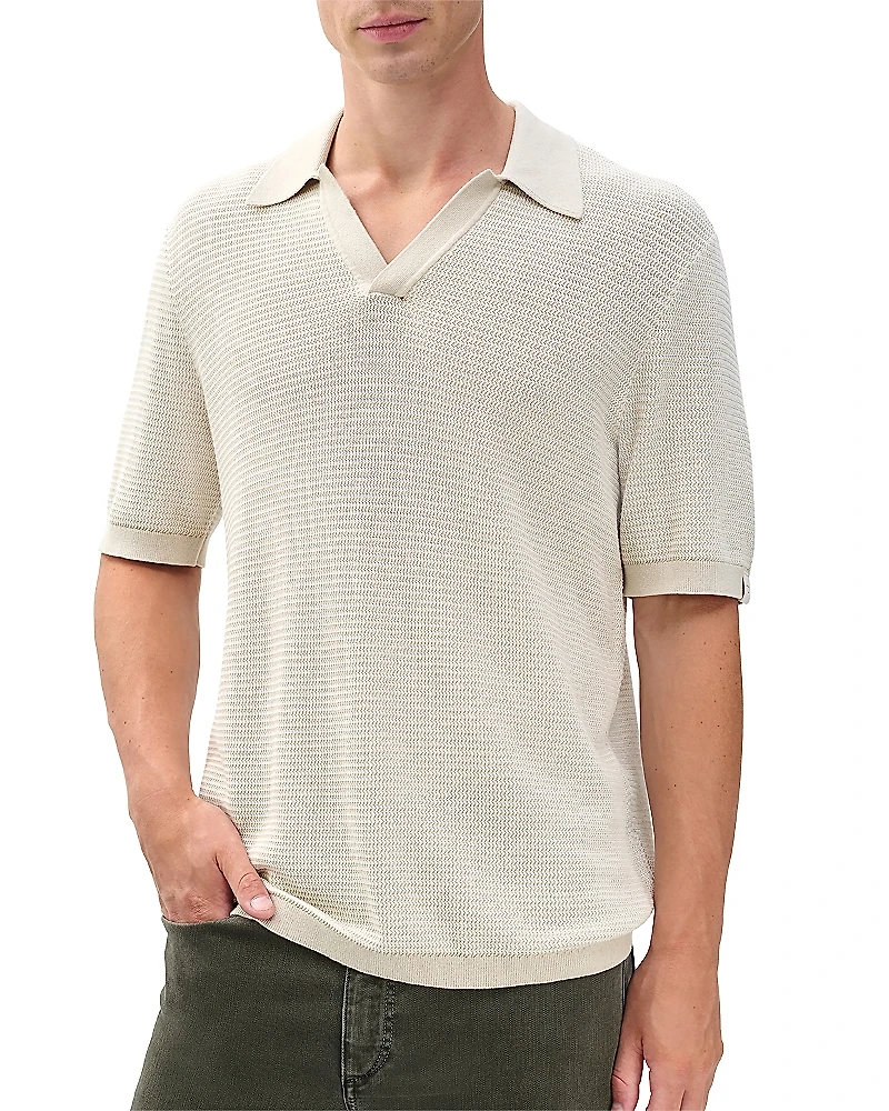 rag & bone Harvey Chevron Short Sleeve Sweater