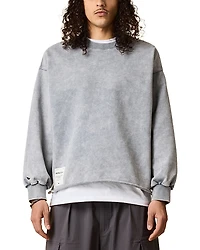 Paper Planes Snow Wash Open Bottom Sweatshirt
