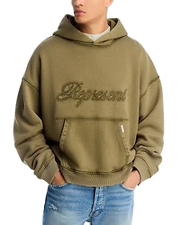 Represent Boxy Reverse Applique Hoodie