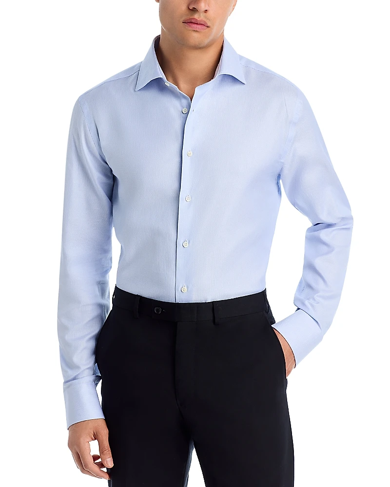 Canali Impeccable Button Front Shirt