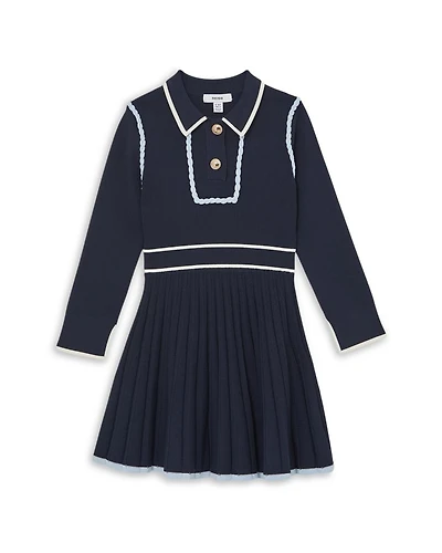 Girls' Freya Piped Knitted Dress - Little Kid, Big Kid
