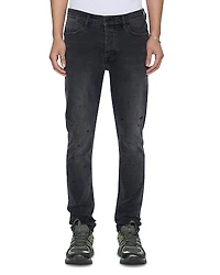 Ksubi Van Winkle 3rd Degree Black 99 Skinny Fit Jeans, Charcoal