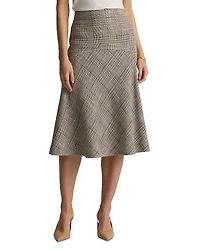 St. John Plaid Skirt