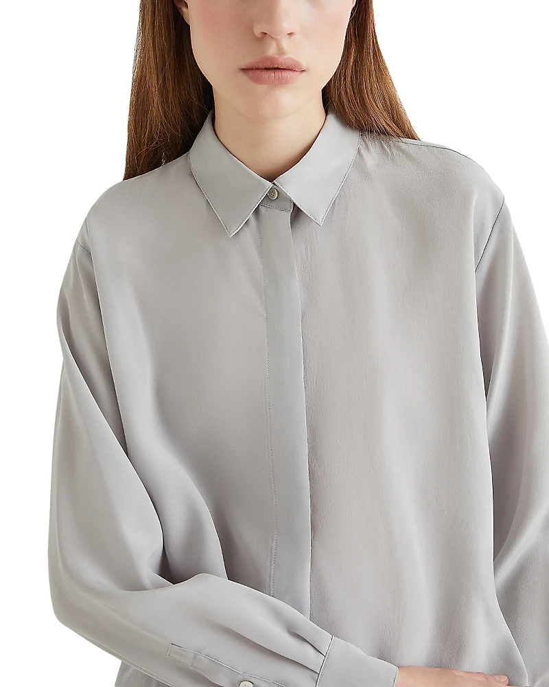 Marella Rocker Pearl Silk Shirt