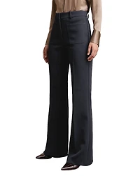 Reiss Petite Priya Flare Leg Trousers