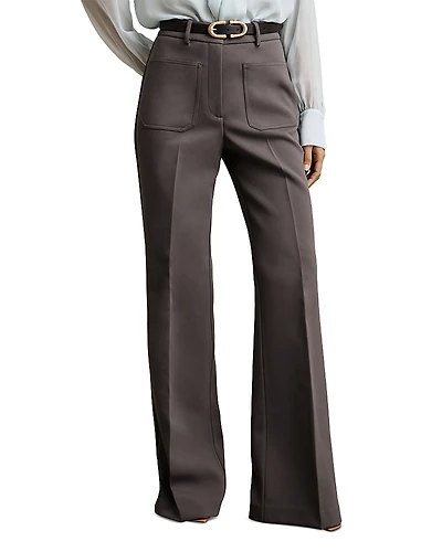 Reiss Petite Priya Flare Leg Trousers