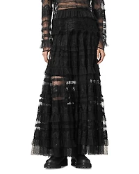 Allsaints Arlea Tulle Maxi Skirt