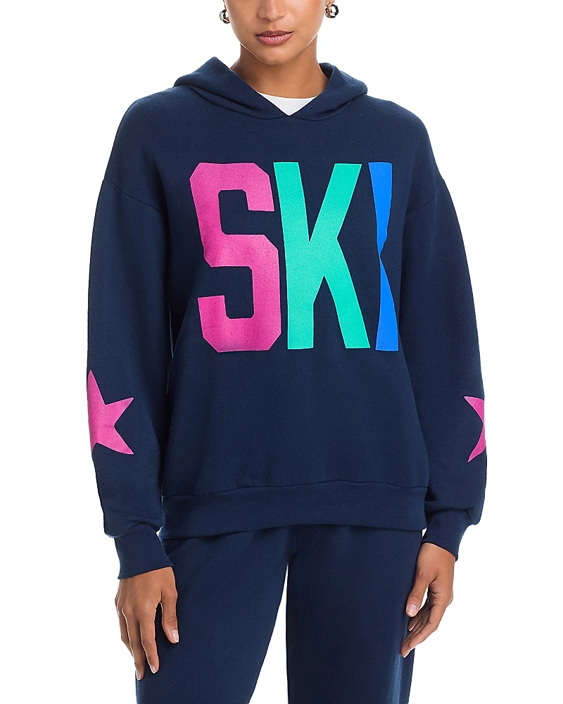Aqua Zoe Ski Stars Hoodie - Exclusive