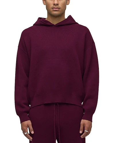 Hudson Cotton Cashmere Double Knit Hoodie