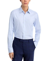 Boss Joe Stretch Striped Button-Front Shirt