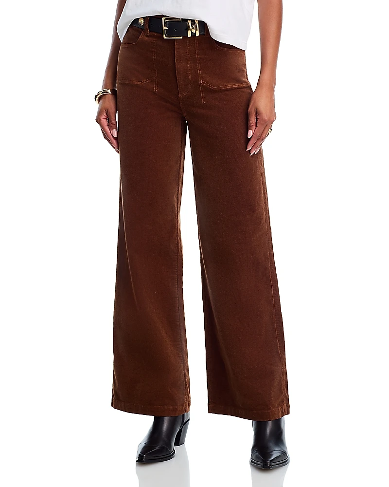 Paige Anessa Corduroy High Rise Jeans