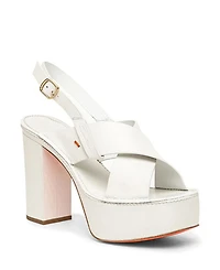 Women's Leather High-heel Sandal