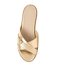 Women's Laminated Leather Wedge