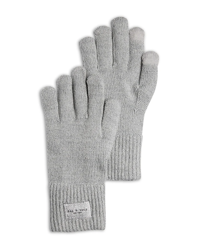 rag & bone Blake Metallic Tech Gloves