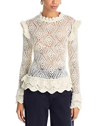 Aqua Crochet Top - Exclusive