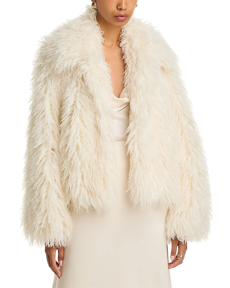 Cinq a Sept Geraldine Faux Fur Coat
