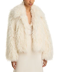 Cinq a Sept Geraldine Faux Fur Coat