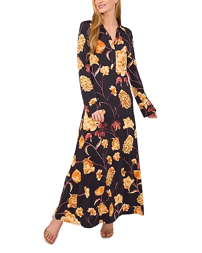 Ted Baker Taria Polo Long Sleeve Maxi Dress