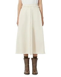 Weekend Max Mara Alvaro Fringe Trim Midi Skirt