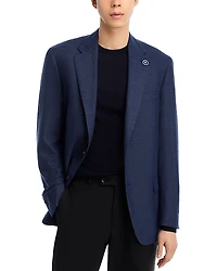 Hart Schaffner Marx New York Textured Solid Classic Fit Sport Coat