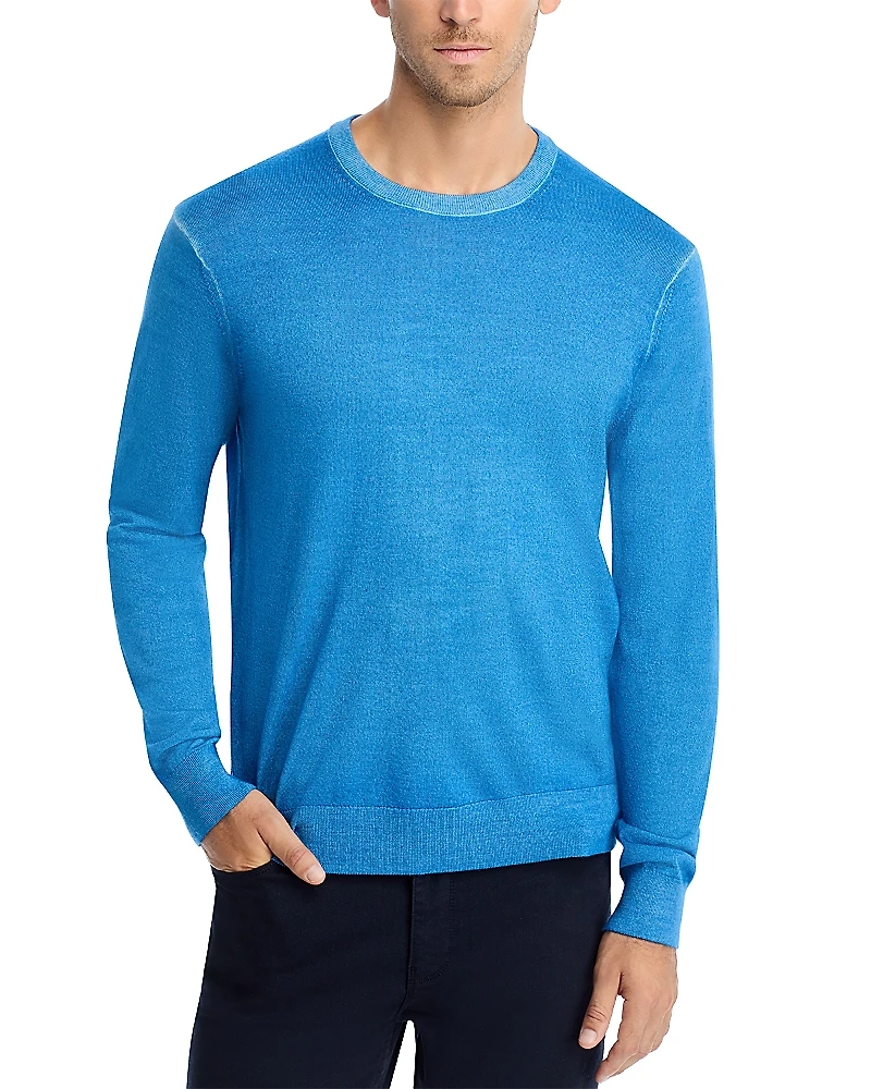 Michael Kors Merino Wool Garment Dyed Sweater