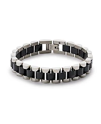 Ana Luisa Ora Silver Ceramic Watch Strap Bracelet