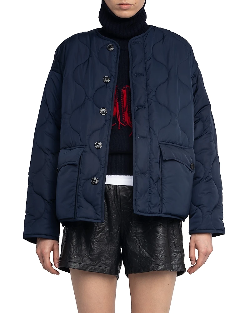 Zadig & Voltaire Bunji Soft Quilted Parka