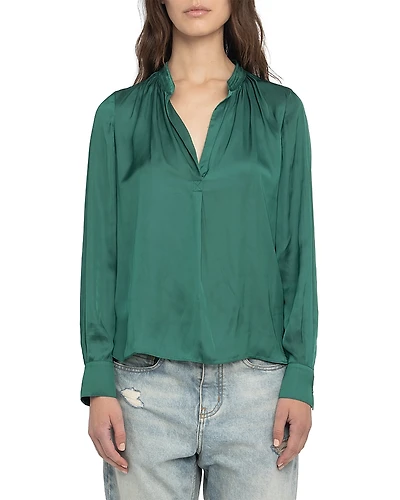 Zadig & Voltaire Tink Satin Blouse