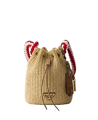 Prada Mini Crochet Bucket Bag