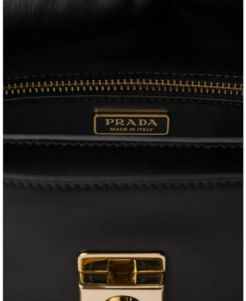 Soft Sound Small Leather Shoulder Bag with Charms