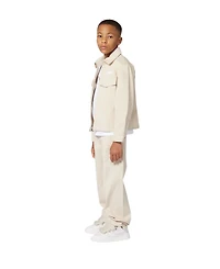 Boys' Embroidered Cotton Jacket - Little Kid, Big Kid