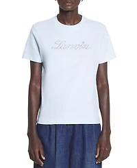 Embroidered Sequin T-Shirt