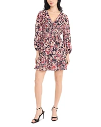 Donna Morgan V Neck Mini Dress