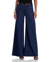 L'Agence Quincy High Rise Wide Leg Jeans