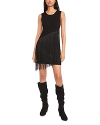 The Good Journey Fringe Trim Mini Dress